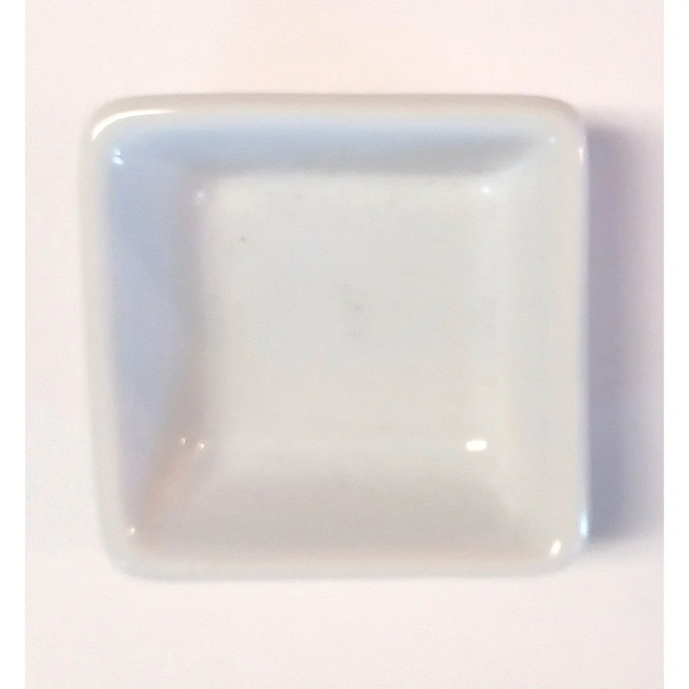 Pampered Chef White Square Ceramic Serving Bowl